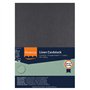 Florence Papier Cartonné en Lin Noir 250 g – Papier Scrapbooking A4 – Papier Cartonné Couleur – Invitations Élégantes, Boîtes-Ca