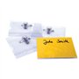 PAVO Pack de 50 Badges 40 x 75 mm Transparent