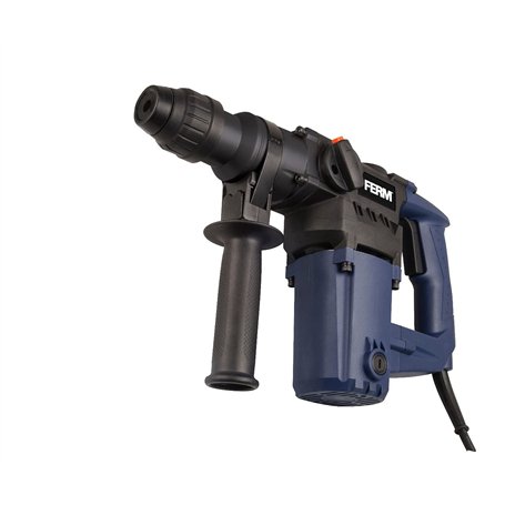 FERM Marteau perforateur 850W - 3 fonctions - Câble de 3 mètres - Incl. 3 forets
