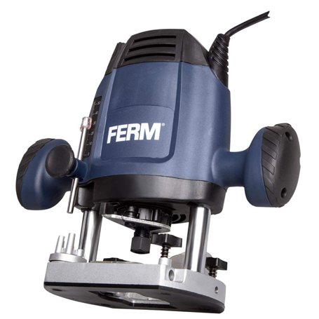 FERM Défonceuse 1200W - 3 fraises de 8 mm