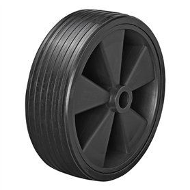 ProPlus 341549 Roue de Secours Jante en Plastique avec Pneu en Caoutchouc Plein 220 x 70 mm