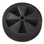 ProPlus 341549 Roue de Secours Jante en Plastique avec Pneu en Caoutchouc Plein 220 x 70 mm