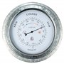 NeXtime Baromètre extérieur - Ø22CM - Métal - Galvanisé Orchid