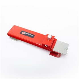 DoubleLock - Antivol pour conteneur - HEAVY RED SCM - Antivol de sécurité pour le matériel de transport - Fermeture robuste - Ve