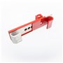 DoubleLock - Antivol pour conteneur - HEAVY RED SCM - Antivol de sécurité pour le matériel de transport - Fermeture robuste - Ve