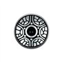 Quiges Femme Bouton Pression 18mm Argenté Bouclier pour Chunk Accessoires