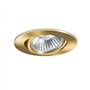 Qazqa cisco - Spot encastrable - 1 lumière - Ø 90 mm - Doré/Laiton - Design, Moderne - éclairage intérieur - Salon I Chambre I C