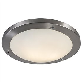 Qazqa yuma - Plafonnier - 2 lumière - Ø 410 mm - Acier - Design