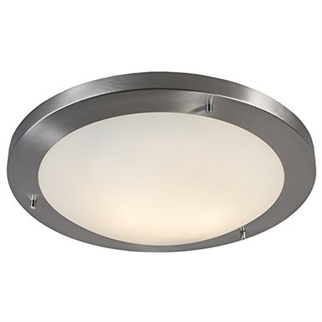 Qazqa yuma - Plafonnier - 2 lumière - Ø 410 mm - Acier - Design
