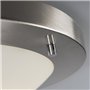 Qazqa yuma - Plafonnier - 2 lumière - Ø 410 mm - Acier - Design, Moderne - éclairage extérieur - Salle de bains