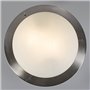 Qazqa yuma - Plafonnier - 2 lumière - Ø 410 mm - Acier - Design, Moderne - éclairage extérieur - Salle de bains