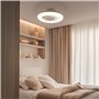 Qazqa clima - LED Dimmable Ventilateur de plafond variateur inclus - 1 lumière - Ø 55.5 cm - Blanc - Design - éclairage intérieu