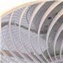 Qazqa clima - LED Dimmable Ventilateur de plafond variateur inclus - 1 lumière - Ø 55.5 cm - Blanc - Design - éclairage intérieu