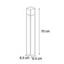 QAZQA denmark - Lampe sur pied extérieur - 1 lumière - L 8.3 cm - Blanc - Moderne - éclairage extérieur