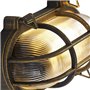 Qazqa nautica - Applique murale - 1 lumière - L 250 mm - Doré/Laiton - Rustique - éclairage extérieur - Garage/cellier