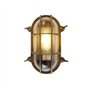 Qazqa nautica - Applique murale - 1 lumière - L 250 mm - Doré/Laiton - Rustique - éclairage extérieur - Garage/cellier