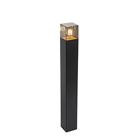 Qazqa denmark - Lampe sur pied extérieur - 1 lumière - L 8.3 cm - Noir - Moderne - éclairage extérieur