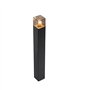 Qazqa denmark - Lampe sur pied extérieur - 1 lumière - L 8.3 cm - Noir - Moderne - éclairage extérieur