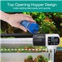 Nobleza - Aquarium Distributeur Automatique pour Poisson, 200ml Réglable Multifonctionnel Mangeoire Automatique avec Ecran LCD p