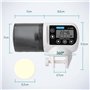 Nobleza - Aquarium Distributeur Automatique pour Poisson, 200ml Réglable Multifonctionnel Mangeoire Automatique avec Ecran LCD p