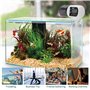 Nobleza - Aquarium Distributeur Automatique pour Poisson, 200ml Réglable Multifonctionnel Mangeoire Automatique avec Ecran LCD p
