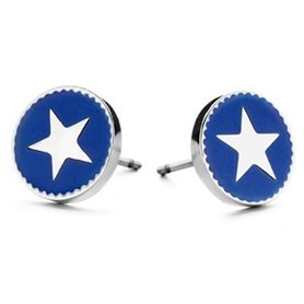 Boucles d´oreilles Femme CO88 Collection 8CE-70025 Argenté Bleu
