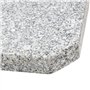 vidaXL Plaque de Poids Carrée pour Parasol Granit Gris Support Base de Parasol
