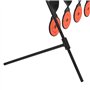 vidaXL Cible de Tir avec Réinitialisation Automatique et 8+1 Cibles Robuste Arme à Air Cour Arrière Jardin Extérieur Compétition