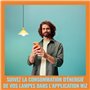 WiZ Lampe LED intelligente ultra efficace, E27, classe d'efficacité énergétique A, économe en énergie, automatisation et contrôl