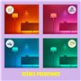 WiZ Ampoule en verre LED intelligente GU10 - Remplacement GU10 50W, 16 millions de couleurs, Wi-Fi/Bluetooth, commande vocale/ap