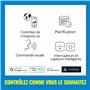 WiZ Ampoule en verre LED intelligente GU10 - Remplacement GU10 50W, 16 millions de couleurs, Wi-Fi/Bluetooth, commande vocale/ap
