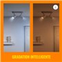 WiZ Ampoule en verre LED intelligente GU10 - Remplacement GU10 50W, 16 millions de couleurs, Wi-Fi/Bluetooth, commande vocale/ap