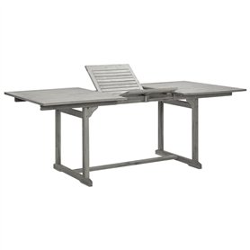 Table à dîner de jardin (150 200)x100x75cm Bois d acacia massif