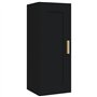 Armoire murale Noir 35x34x90 cm Bois d'ingénierie