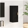 Armoire murale Noir 35x34x90 cm Bois d'ingénierie