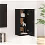 Armoire murale Noir 35x34x90 cm Bois d'ingénierie