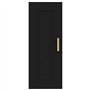 Armoire murale Noir 35x34x90 cm Bois d'ingénierie