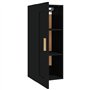 Armoire murale Noir 35x34x90 cm Bois d'ingénierie
