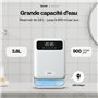 Dynter Déshumidificateur d’Air Silencieux DH251 – 3,8L Électrique avec Minuterie – Anti Moisissure & Humidité – Idéal Chambre, S