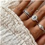 Bague Femme 24KAE 12416S/56 16 Argenté