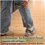 SOHFA Chausse-pied de 40 cm en métal fabriqué en Allemagne : chausse-pied stable long – avec forme ergonomique | ménage le dos, 