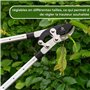 Recalma Sécateur télescopique, longueur du manche 50-82 cm, acier trempé de précision, coupe les branches plus épaisses que 44 m