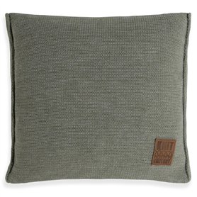 Knit Factory - Uni Coussin - Urban Green - 50x50 cm