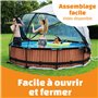 EXIT Toys Dôme de Piscine ø366cm - pour piscines Intex/Bestway - Eau Propre et Chaude - Installation Facile et Pliable - Parfait