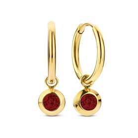 Boucles d´oreilles Femme CO88 Collection 8CE-70484 Doré Rouge