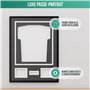 Avalo Cadre pour objets en aluminium - Cadre de boîte 3D - 60 x 80 cm - Noir - Cadre profond - Cadre photo