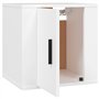 Meubles TV muraux 2 pcs Blanc 40x34,5x40 cm