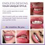 SelfGem® Kit Strass Dentaires| Inclus 12 pierres Strass Dentaire | Facile à utiliser | Swarovski de haute qualité | Bijoux Denta
