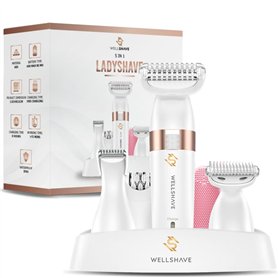 Wellshave 5 en 1 Ladyshaves pour Femmes | Tondeuse Bikini Électrique | Tondeuse Pubis Intime | Rasoir Électrique Maillot | Épila