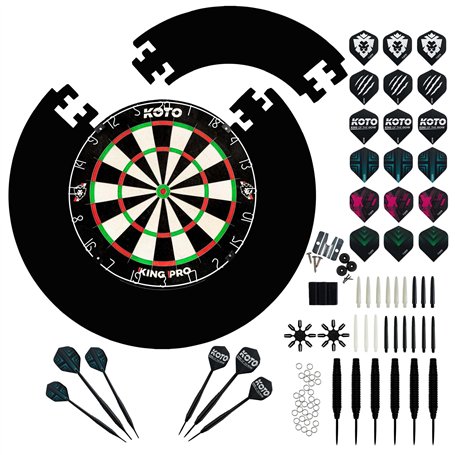 KOTO - King Pro Set de Cible de Fléchettes